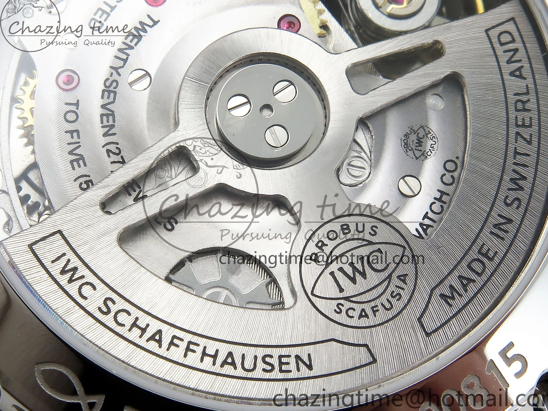 MIROTIME 0502 Portuguese Chrono IW3716 Z+F 1:1 Best Edition White Dial on Gray Rubber Strap A WrinkleFree 7014
